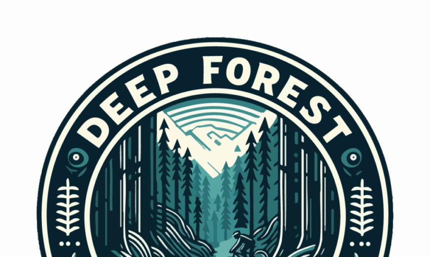 Deep forest trail logo