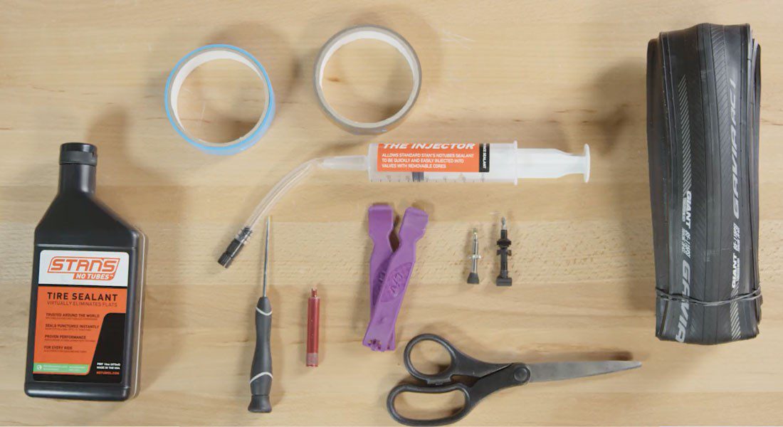 Tubeless ili zračnica: tubeless set sa sealantom, ventilima i trakom