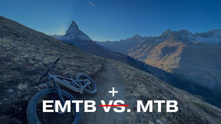E-bike: an electric bike versus a regular MTB