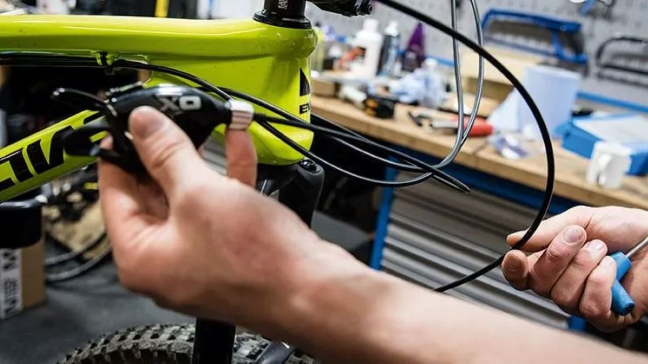 Replacing cables and housing during a used bike service