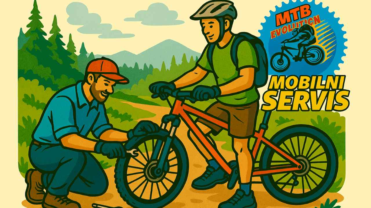 Bike service at home: mobile service for help on the trail and at home