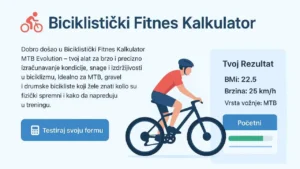 Biciklistički fitnes kalkulator