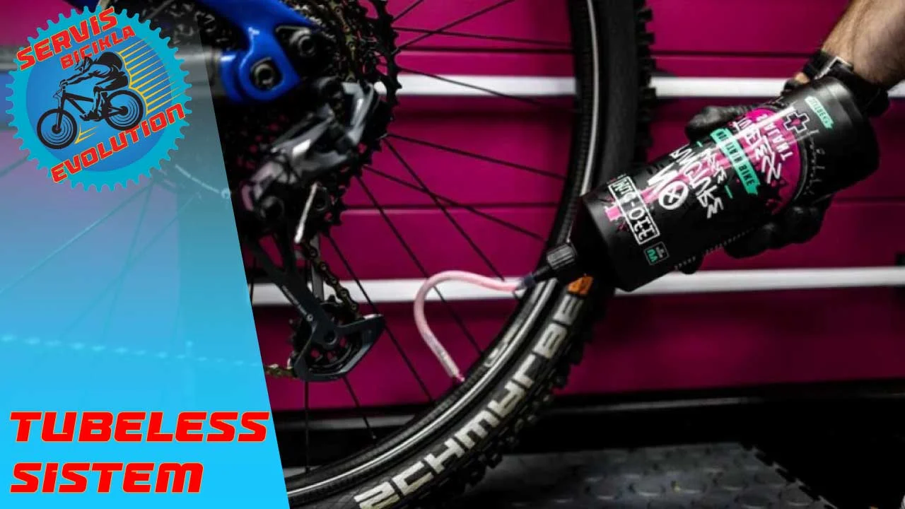 Postavljanje Tubeless trake i mlijeka u biciklistički točak