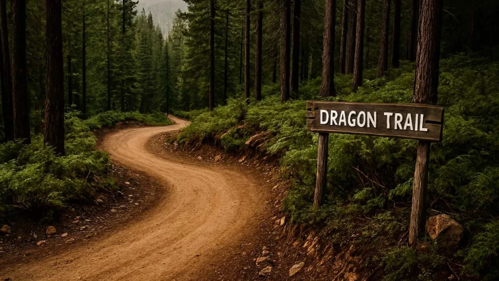 Dragon Trail: flow downhill trail