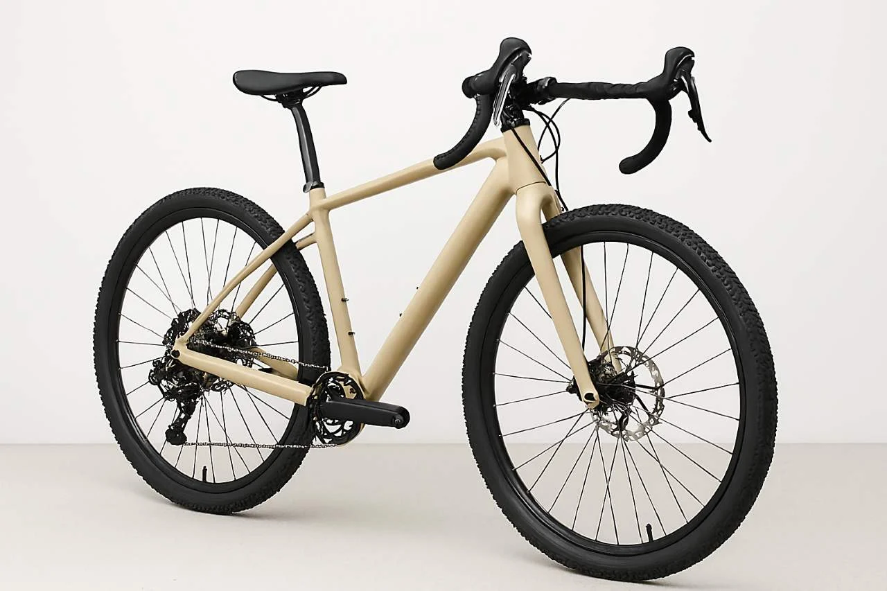 Gravel bike for gravel roads and asphalt