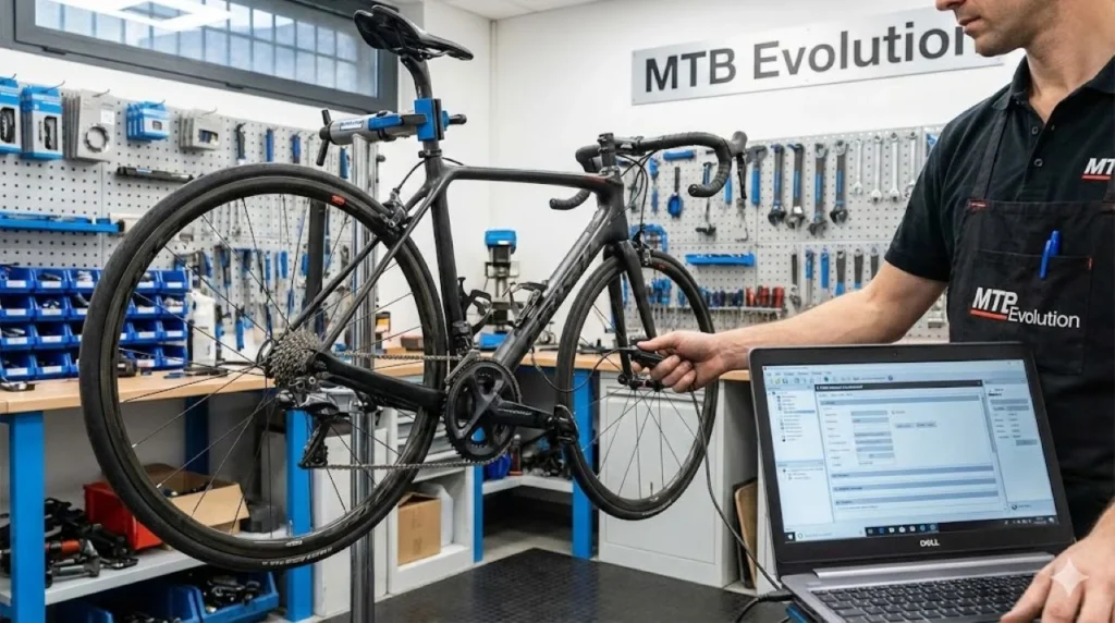 Shimano Di2 service: connecting SM-PCE02 to 12-speed Di2