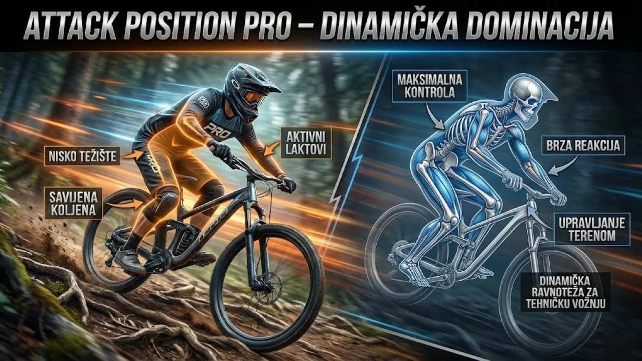 Attack Position Pro - Dinamička dominacija terenom za elite vozače - MTB Evolution