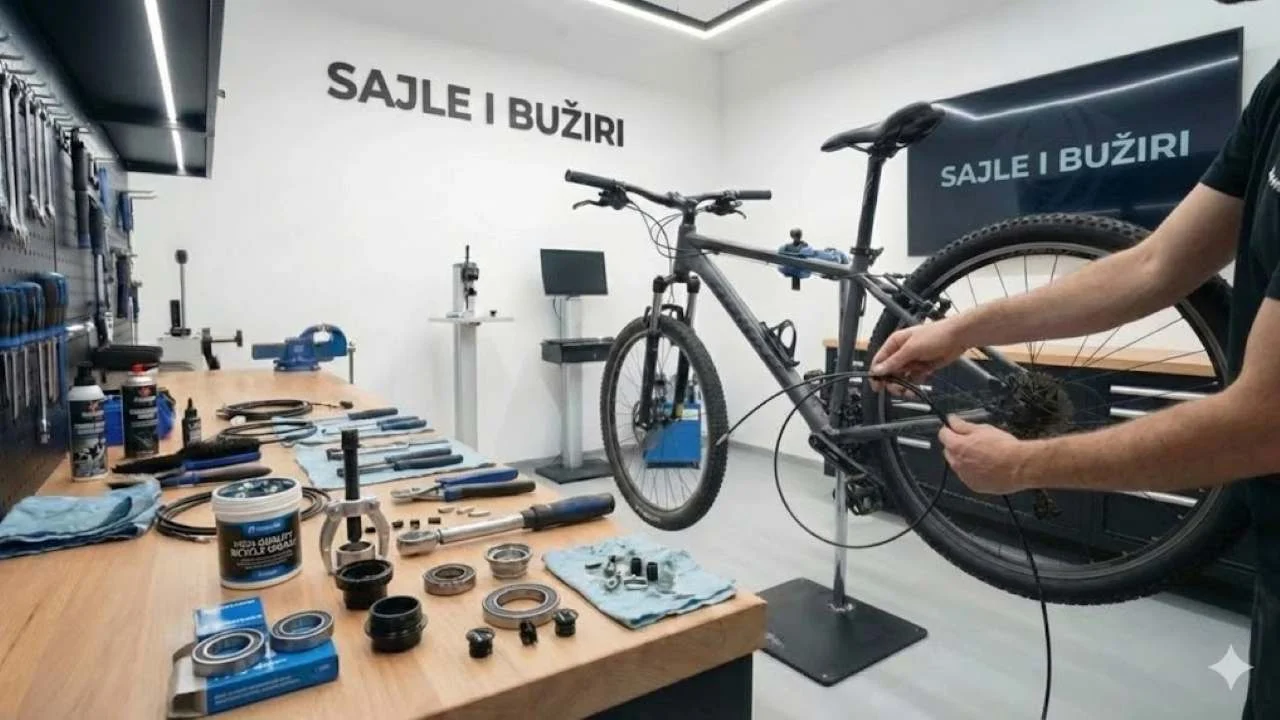 Sajle i bužiri za bicikl: Kompletan vodič kroz materijale i servis