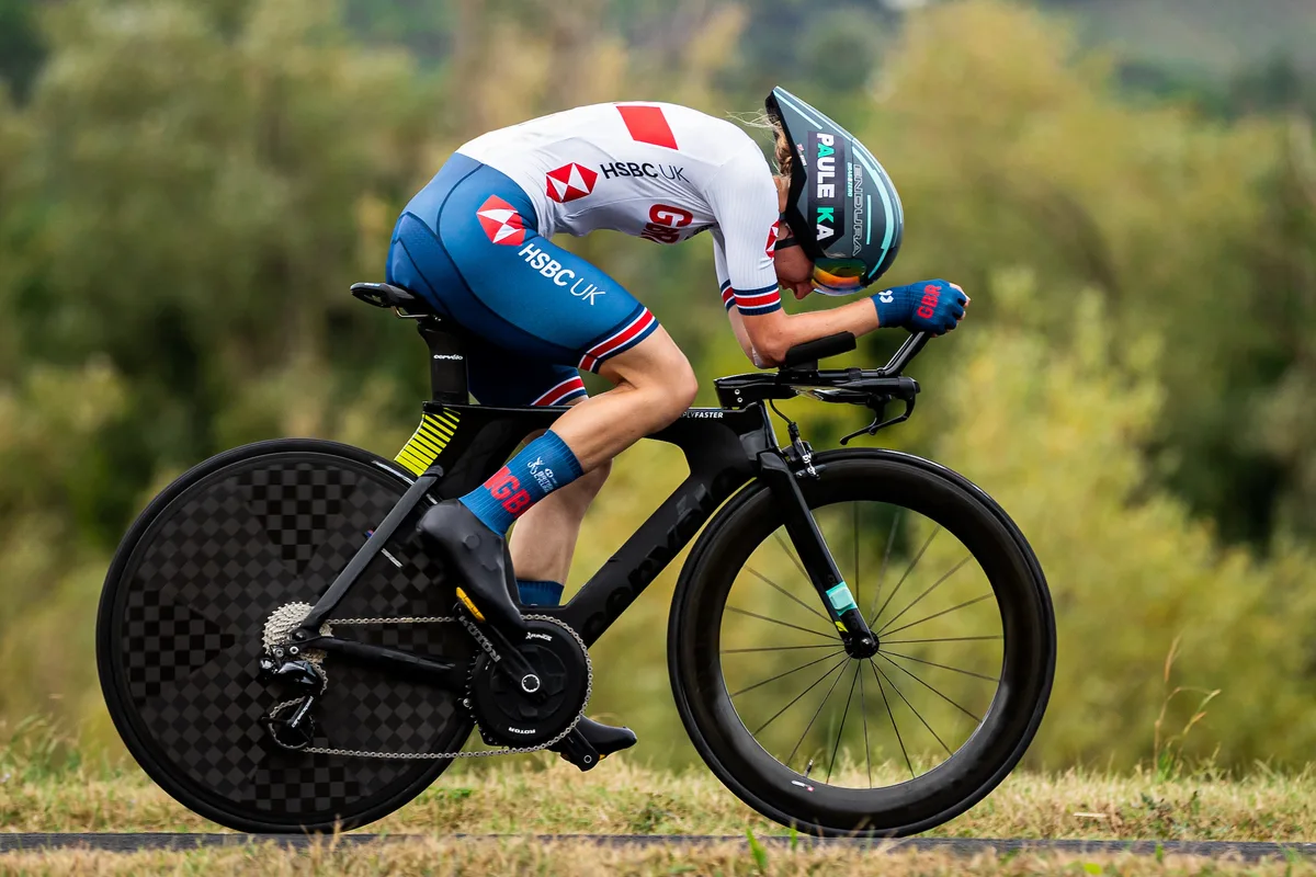 Brza vožnja hronometar trening bicikl