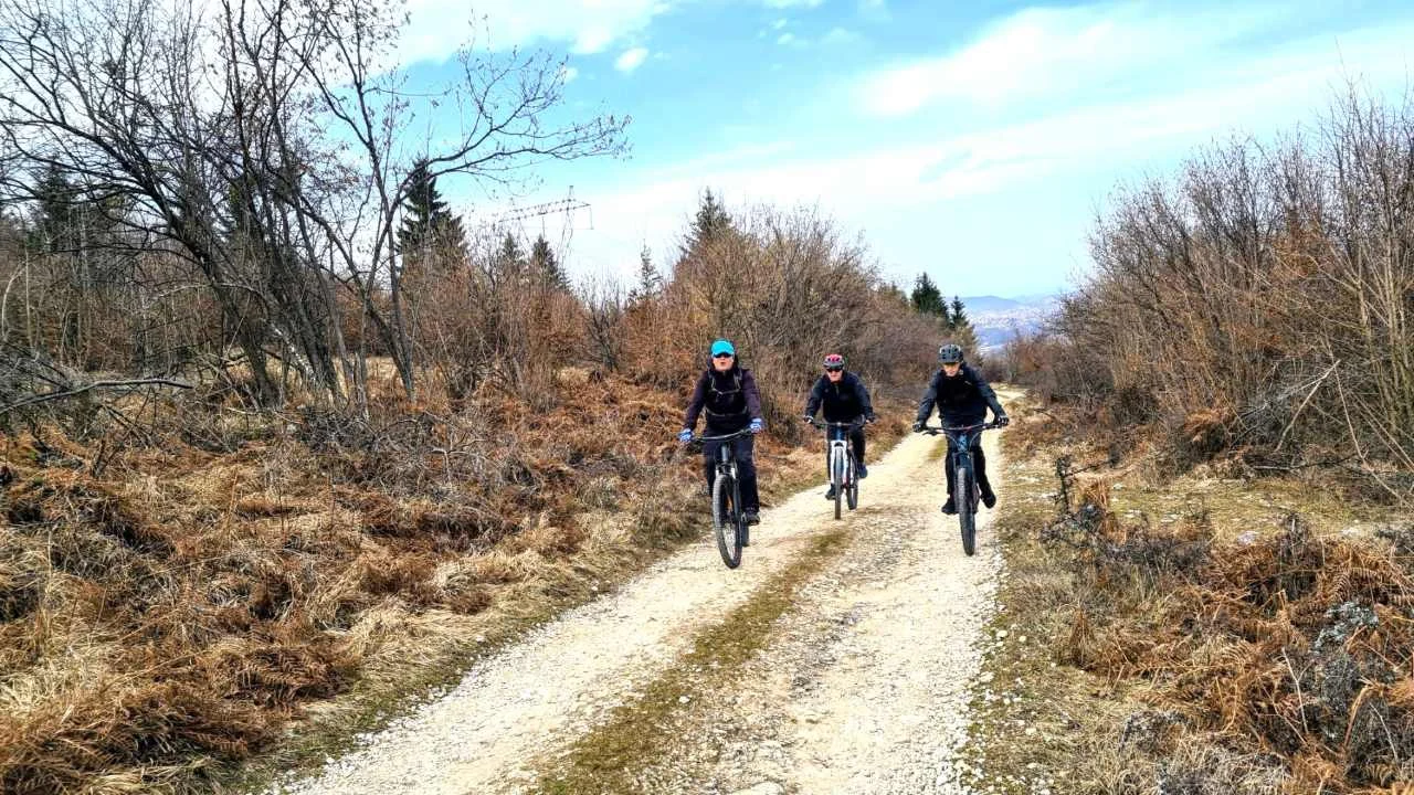 MTB ruta Karaula Borije Kijevo - pogled sa staze