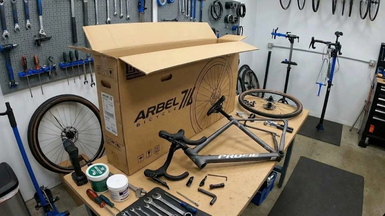 Sklapanje bicikla iz kutije - MTB Evolution vodič