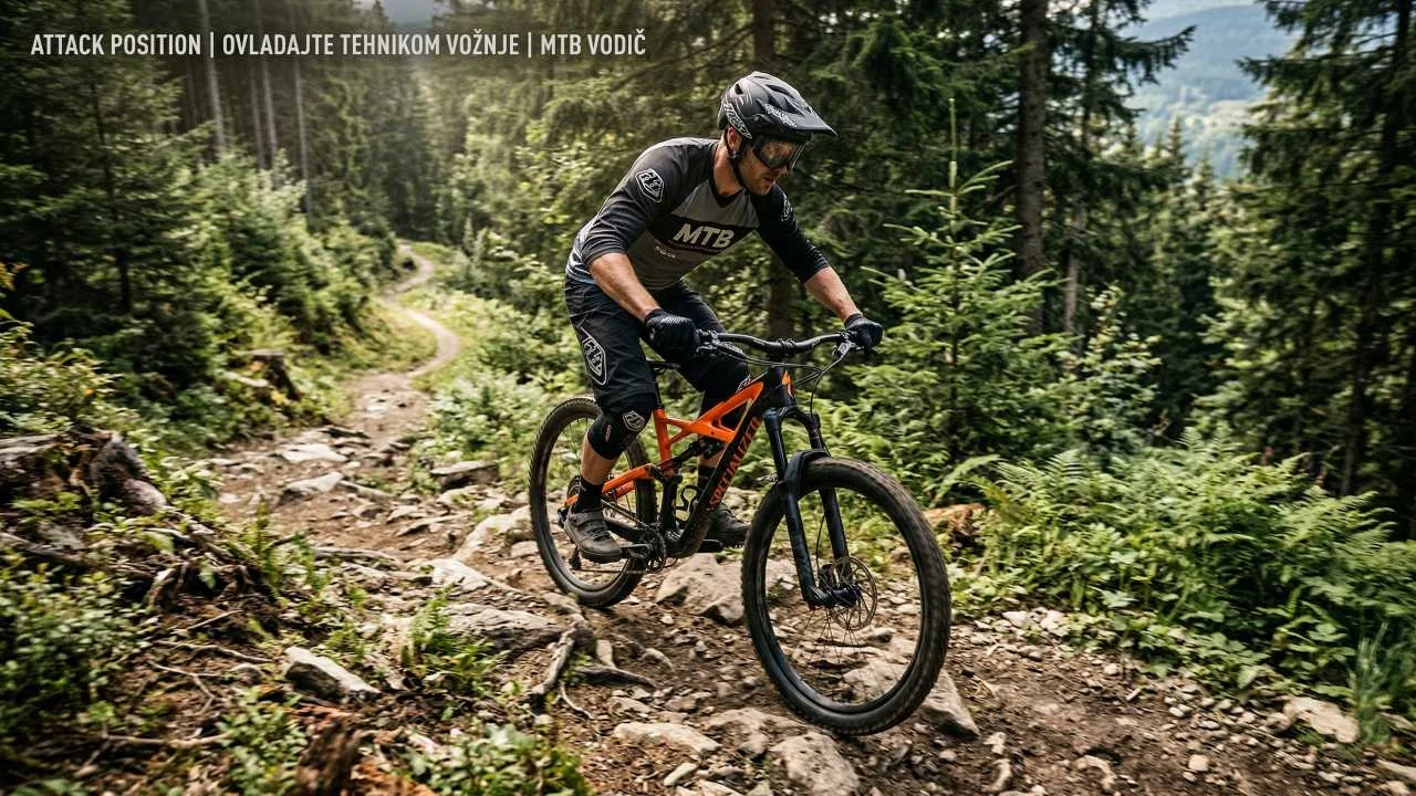 Attack Position MTB: Zašto je pozicija tijela ključna za preživljavanje na trailu