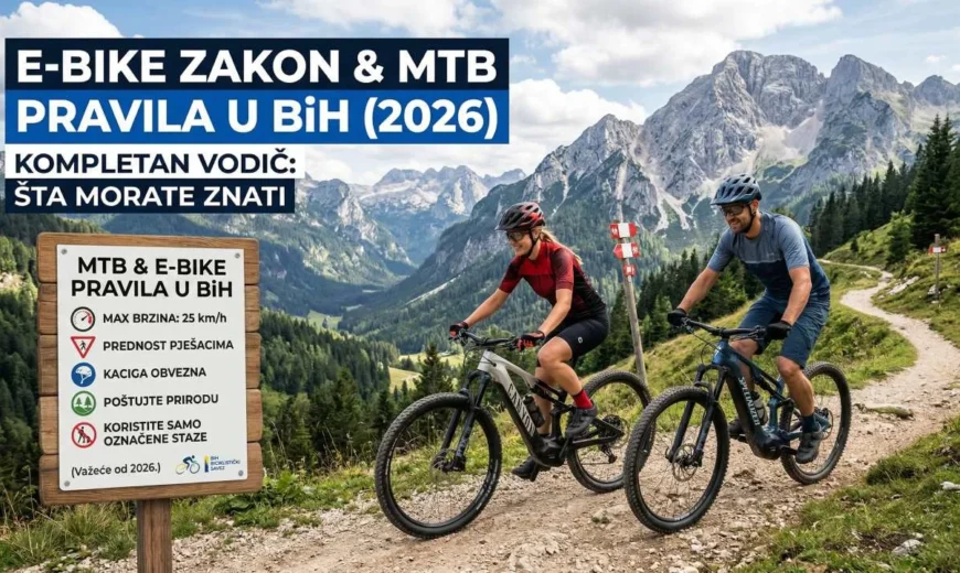E-bike zakon i MTB pravila u BiH (2026): Kompletan vodič - e-bike zakon