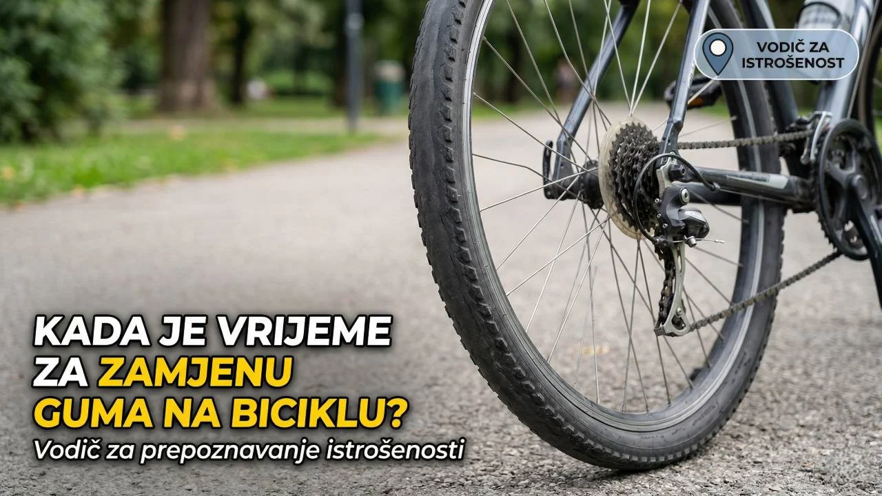 Zamjena guma na biciklu: 4 znaka da vam trebaju nove