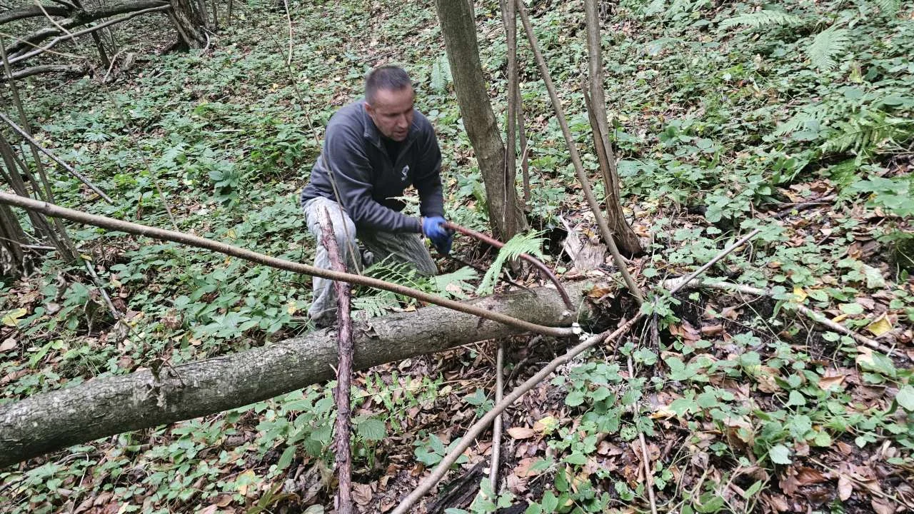 Vjekoslav na Roller Coasteru izgradnja staze - MTB Evolution zajednica