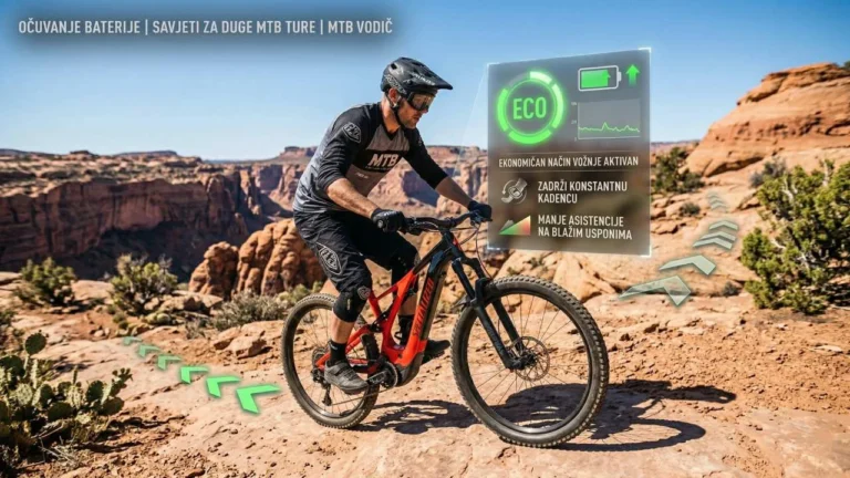 Kako sačuvati bateriju na e-bikeu tokom dugih MTB tura
