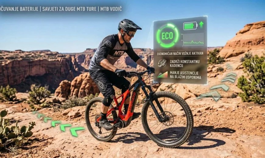 Kako sačuvati bateriju na e-bikeu tokom dugih MTB tura