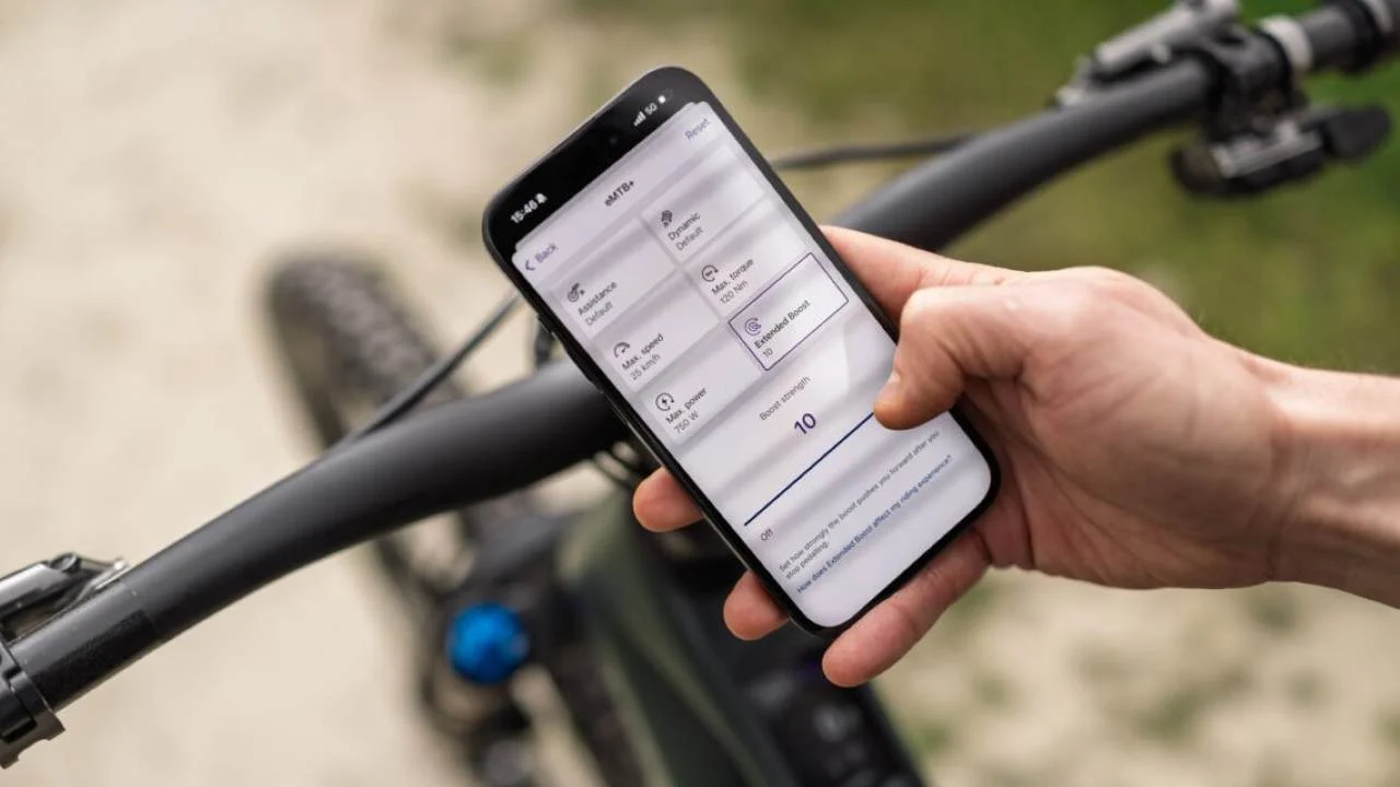 Podesavanje Bosch eBike Flow aplikacije za Extended Boost