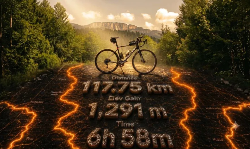 Ravna Romanija gravel avantura preko Ćirine pruge - ravna romanija gravel