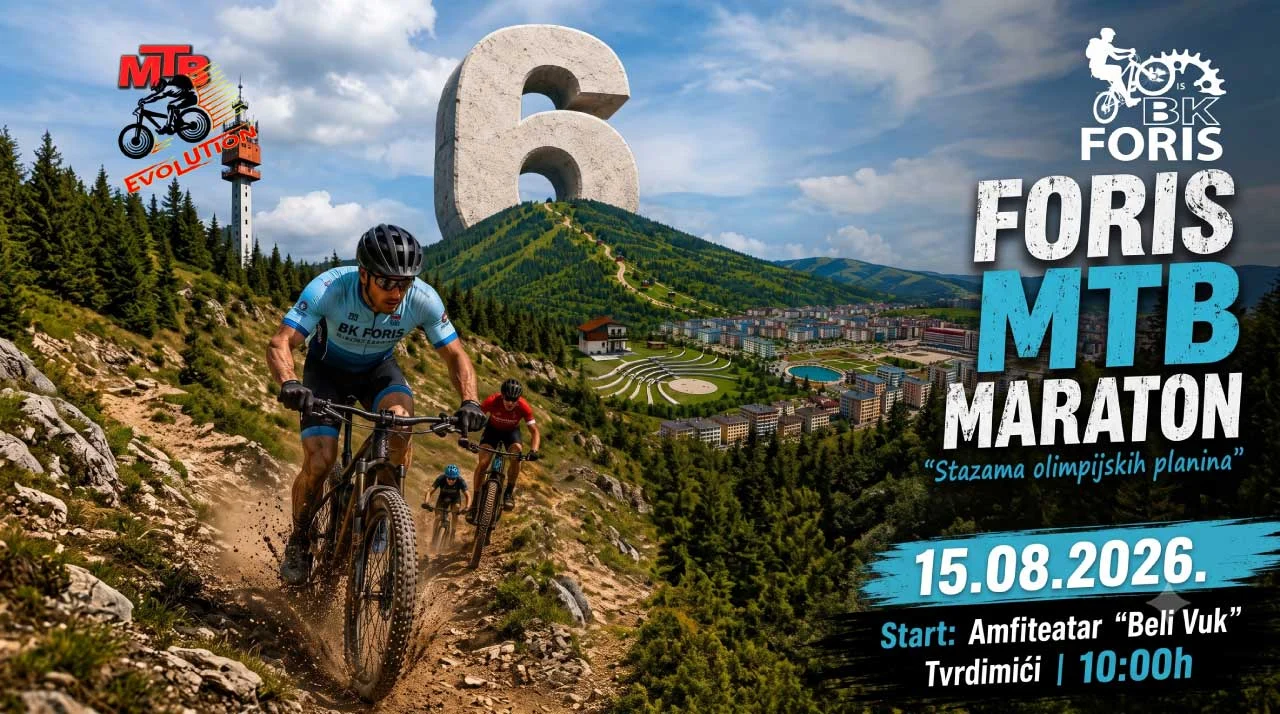 Ljeto u Istočnom Sarajevu 6. Foris MTB Maraton 2026