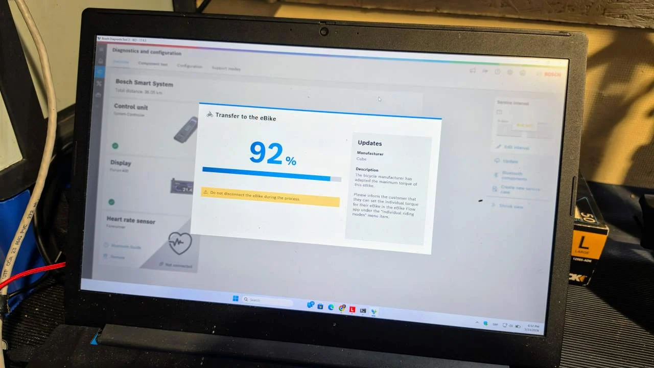Ažuriranje softvera preko Bosch Diagnostic Tool 3