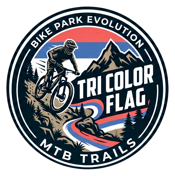 Tricolor Flag Trail Logo