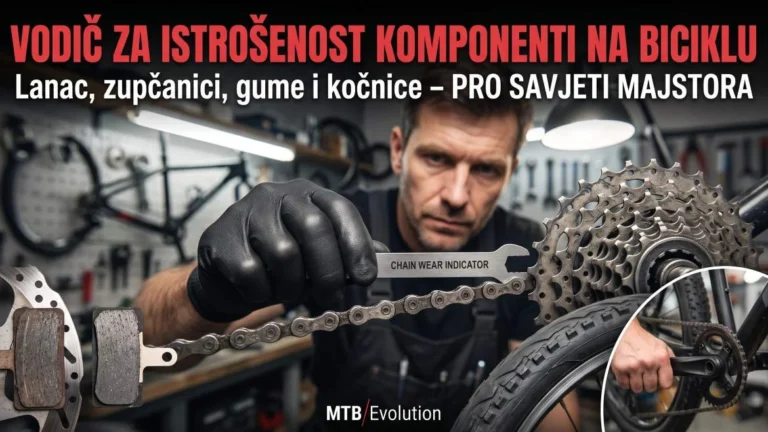 istrošenost komponenti na biciklu